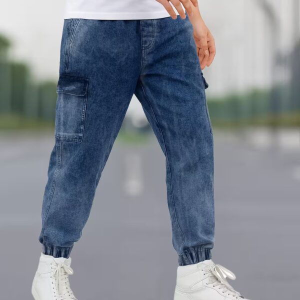 Men Tapered Mid-Rise Jeans
